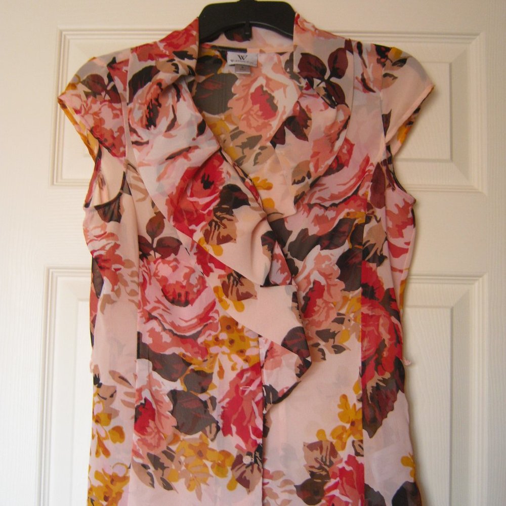 Floral Sheer Blouse